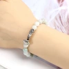 Original high-end natural jade bracelet for women's Valentine's Day gift: Good Luck S925 sterling silver Ruyi style jade jewelry Application Scenario